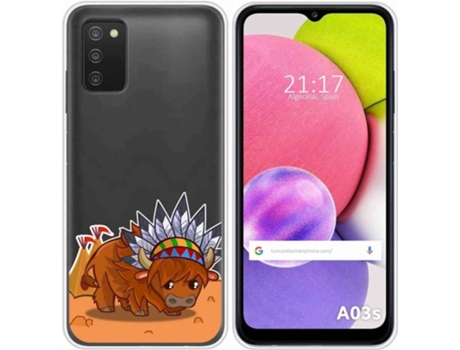 Carcasa Samsung Galaxy A03s TUMUNDOSMARTPHONE Bufalo Multicolor