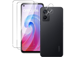 Conjunto de Protectores de Lente Traseira Dureza Hd Arranhões Filme Proteção Sem para Oppo A96 4G HONGWE. (2un)