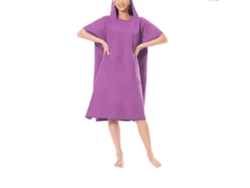 Poncho De Playa Microfibra Adulto (morado)