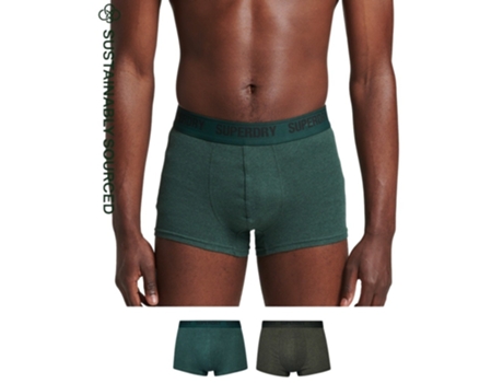 Juego de Boxers para Hombre SUPERDRY (XL - Algodón - Multicolor)