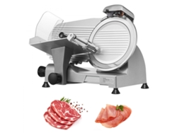 Cortadora Eléctrica Profesional 340w con Disco de Acero Inoxidable de 25cm para Carne, Queso y Jamón Tekmaquinas