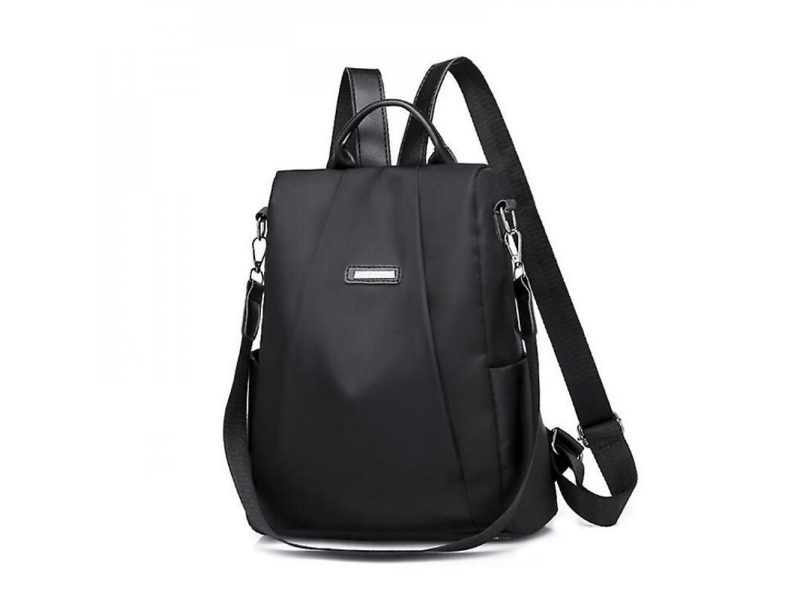 2026-mochila Antirrobo Portátil Para Mujer Mochila Casual De Lona Con Gran Capacidad Para Viajes Escolar Udj Negro