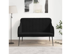 Lovely Home Banco 110X76X80 Cm Terciopelo Negro