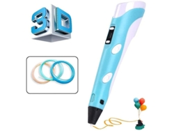Bolígrafo de impresión 3D Bolígrafo 3D profesional con pantalla LCD y temperatura/velocidad ajustable Bolígrafo de dibujo 3D compatible con filamento BISBISOUS