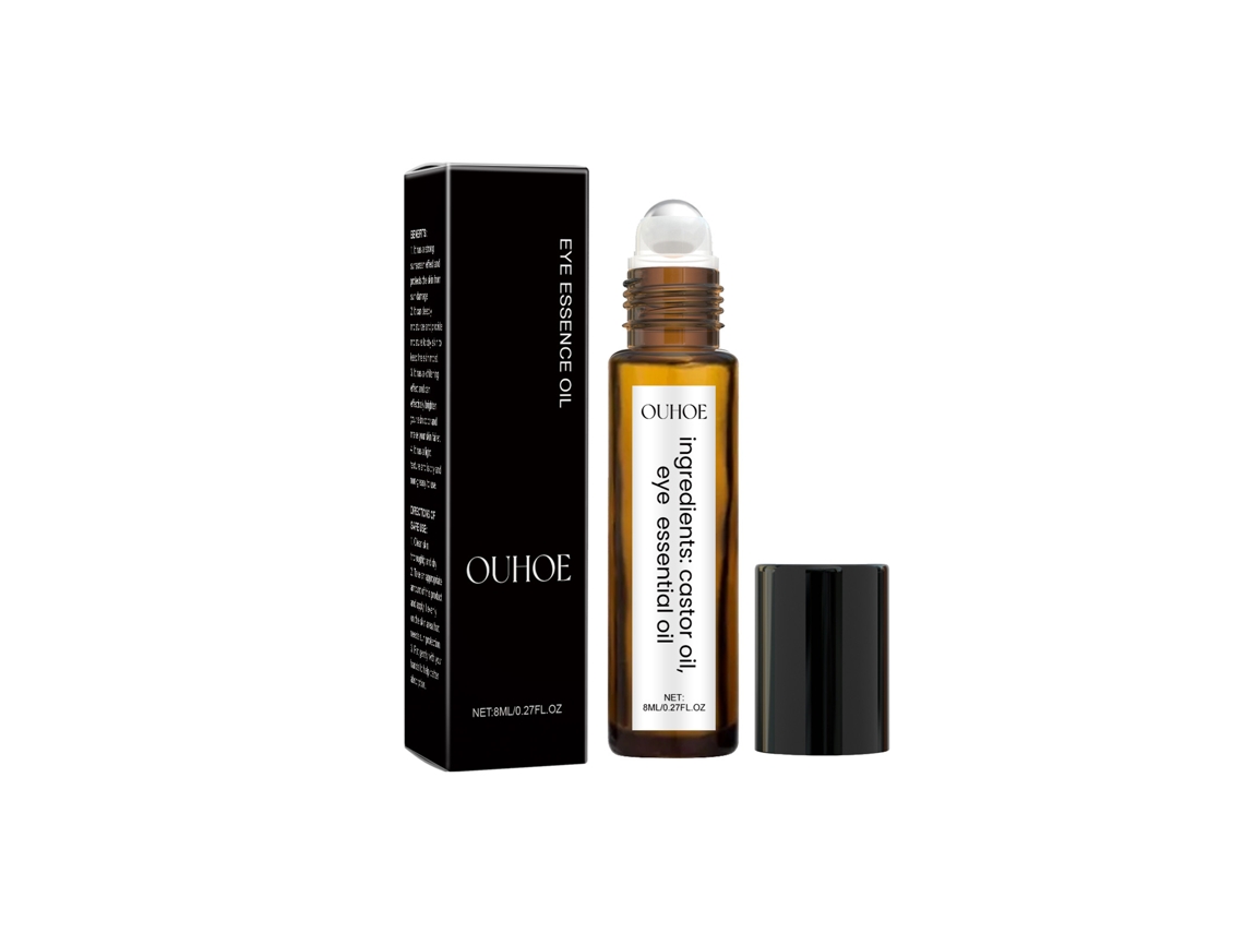 Aceite de ricino para el efecto de arrugar los ojos