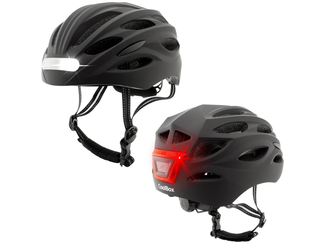Casco Para Patinete Eléctrico O Bicicleta (talla L) Con Luces Led Delanteras Y Traseras. Ligero, Resistente Y Transpirable.