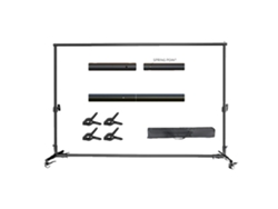 Soporte portátil para fondo de fotografía con ruedas, tamaño ajustable, 2 x 3 m, compatible con OEM