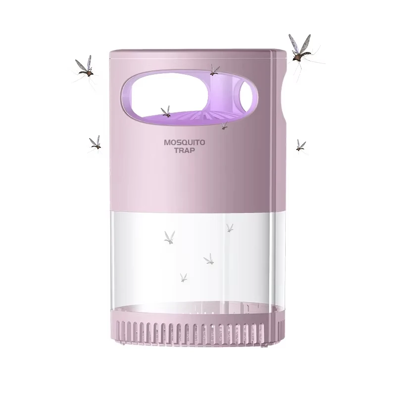 Lámpara Antimosquitos Inalámbrica Y Silenciosa (rosa), Tipo C, Alimentada Por Usb, Con Succión Totalmente Automática.