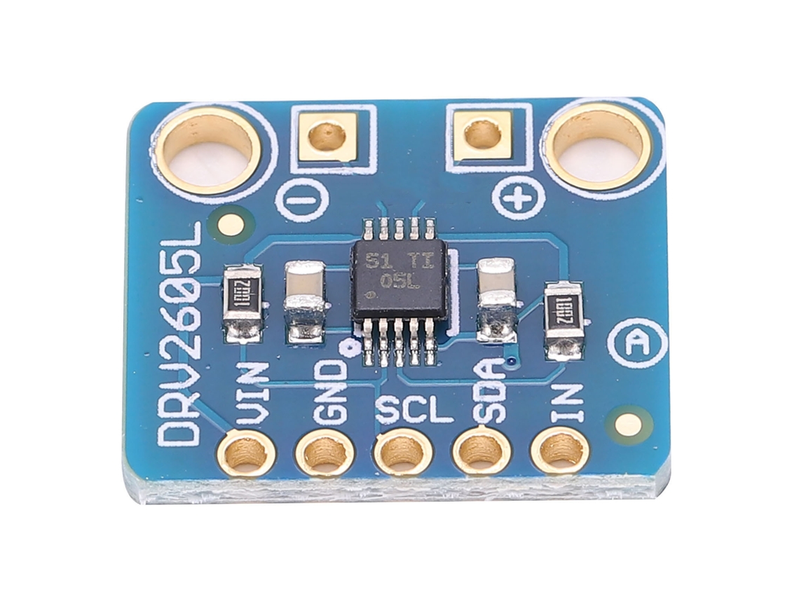 Módulo controlador de motor Drv2605l de 18 x 17 x 2 mm para vibración de zumbador táctil