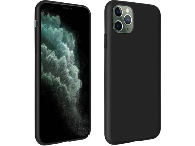 Funda iPhone 11 Pro Max AVIZAR Silicona Negro