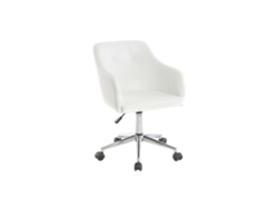 Sillón de Escritorio Diseño Pu Blanco Baltik MILIBOO