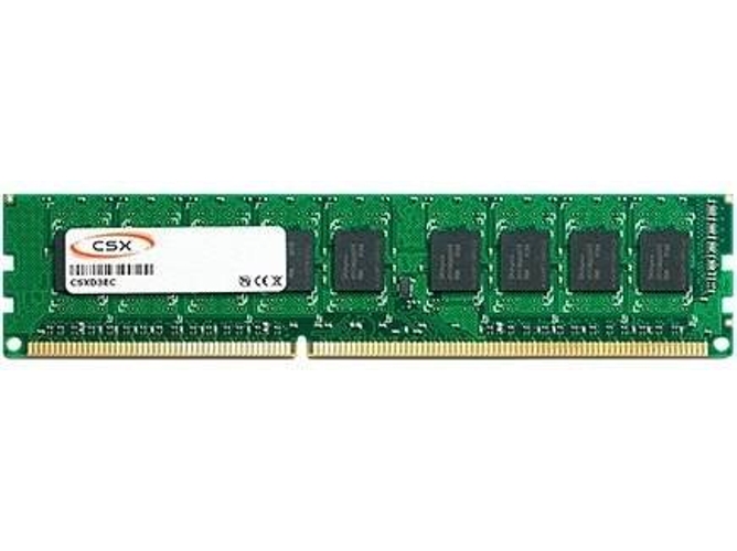 Memoria RAM DDR3 CSX CSXD3EC1600-2R8-8GB (1 x 8 GB - 1600 MHz - Verde)