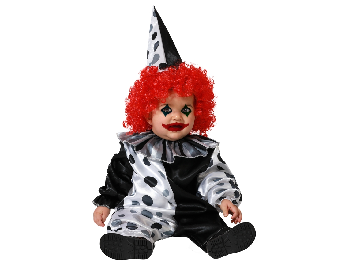 Disfraz de Payaso Gris para bebé niño de 12 a 24 meses ATOSA