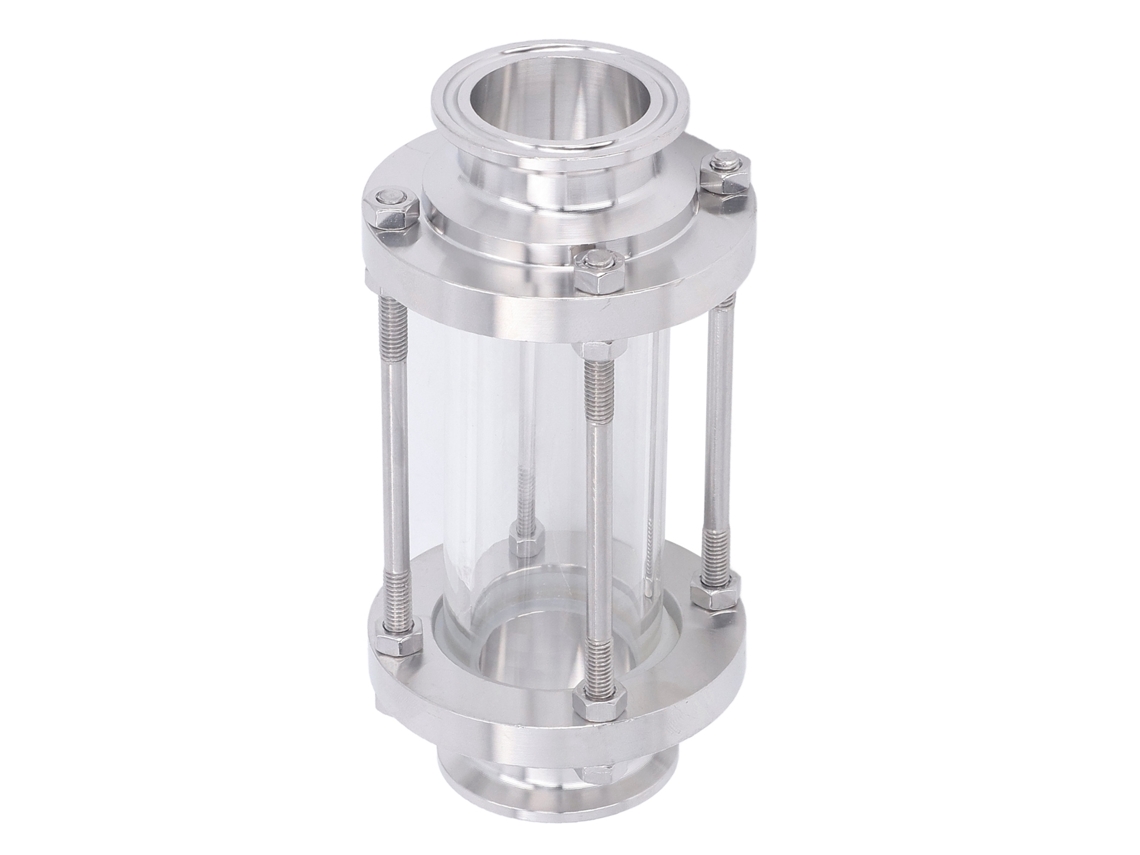 2026velora-Virdio De Vista En Línea Recta Sanitario Acero Inoxidable Sus304 Con Boca De Abrasión Tubular Od 19mm