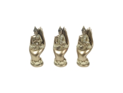 Buda Sobre Mano Tres Modelos Incluye 3 Unidades Figuras Budas Colección Oriental Signes Grimalt BY SIGRIS