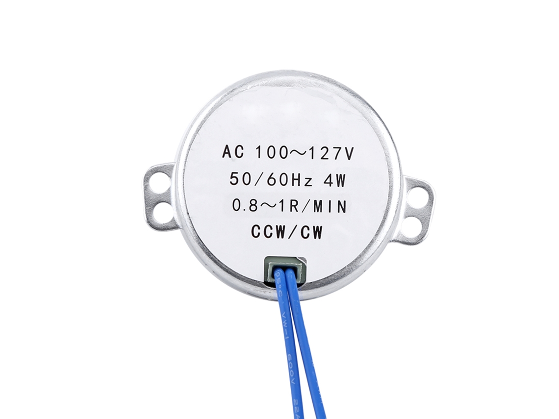 Motor Eléctrico Síncrono Rotativo De Ca 100-127v 4w 50/60hz Dcw/cw