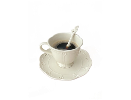 Taza XGF Tazas de leche simple de la vendimia Taza de leche europea blanca Utensilio Taza de café Eco amigable regalo de porcelana Taza Trawebea DF...