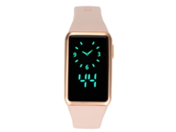 Reloj Electrónico (luminoso, Resistente Al Agua Hasta 30m) Reloj Deportivo Led De Doble Pantalla Con Correa De Silicona, Diseño Rectangular