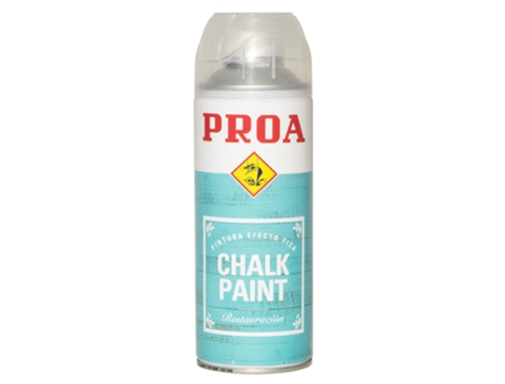 CHALK PAINT PINTURA PARA MUEBLES EFECTO TIZA BLANCO 0,75L Pintura a la tiza Renueva tus muebles Gran adherencia