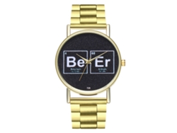 Reloj De Pulsera Unisex De Cuarzo Zhoulianfa Con Brazalete De Acero, Estilo Casual Moderno.