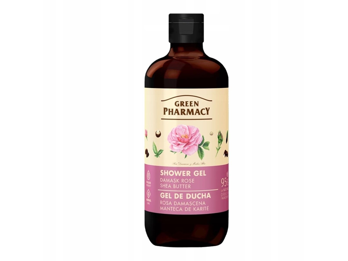 Gel De Ducha Green Pharmacy Damask Rose Shea Butter (todo Tipo De Piel)