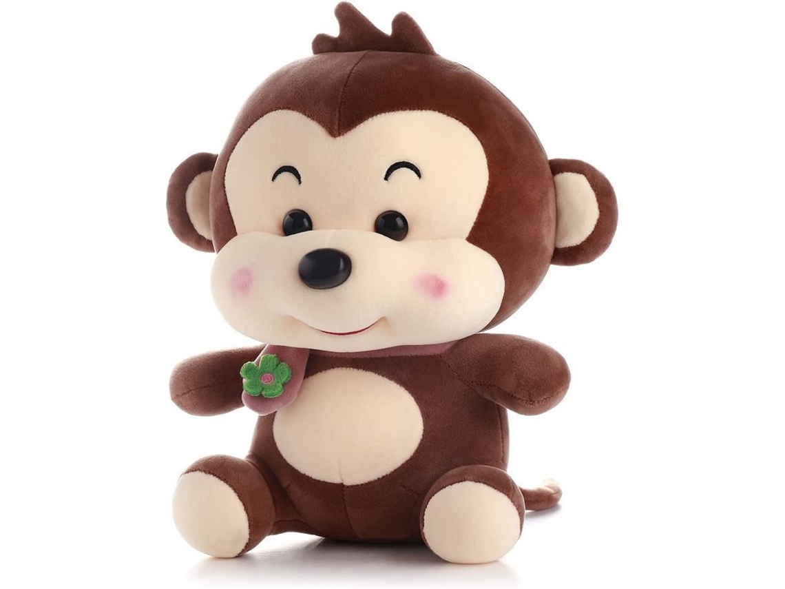 Peluche Grande De 35 Cm, Mono Suave Y Esponjoso, Almohada Para Abrazar.