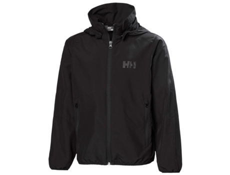 Chubasquero para Niños de Esquí HELLY HANSEN (10 Años - Poliéster - Negro)