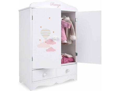 Accesorio de Muñecas ARIAS Firenze Armario con 2 Cajones + 5 Perchas (3 Años - 41 x 5,5 x 55 cm)