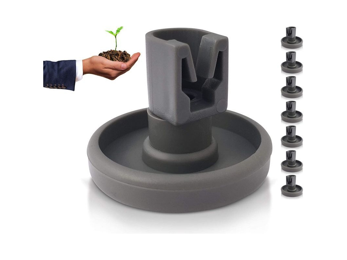 Ruedas de 2026 mm de altura para cesta inferior de lavadora/secadora, con 8 ruedas de cadena, compatibles con Aeg, Electrolux, Zanussi e Ikea.
