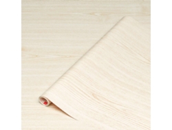 Película adhesiva para madera DC Fix, 45 cm x 2 m, color blanco ceniza 346 0179