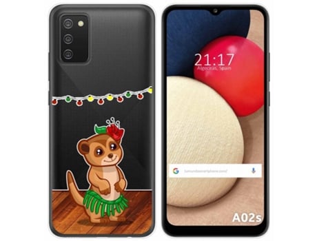 Carcasa Samsung Galaxy A02s TUMUNDOSMARTPHONE Dibujos Transparente Multicolor