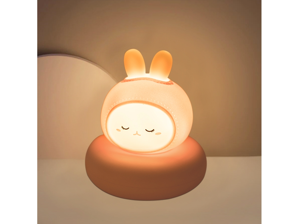 Lámpara de noche LED infantil con sensor táctil y función de brillo ajustable, recargable mediante USB MDUG (modelo 8)