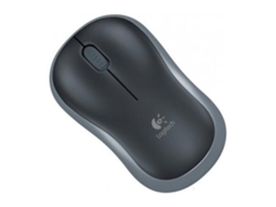 Ratón LOGITECH M185 (Inalámbrico - Óptico - Negro)