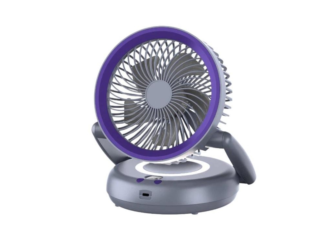 Ventilador de cuello portátil EIFSON, sin aspas, 5 velocidades, 360°