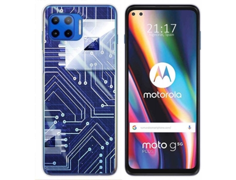Carcasa Motorola Moto G 5G Plus TUMUNDOSMARTPHONE Circuito Multicolor