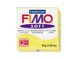 Pasta Para Modelar Staedtler Fimo Soft 56 Gr Cor Amarelo Limão