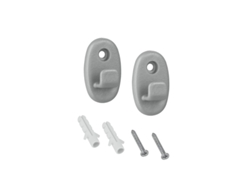 Juego 2 Ganchos METALTEX Plastico Serie Onda