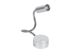2026-lámpara Led De Lectura Para Cama Con Cuello De Cisne 3w Luz Blanca Fría 85-265v Interruptor On/off