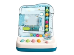 -jugueteeducativo De Pista De Bolas Rodantes Interactivo Para Niños Niñas Regalo Ideal Azul