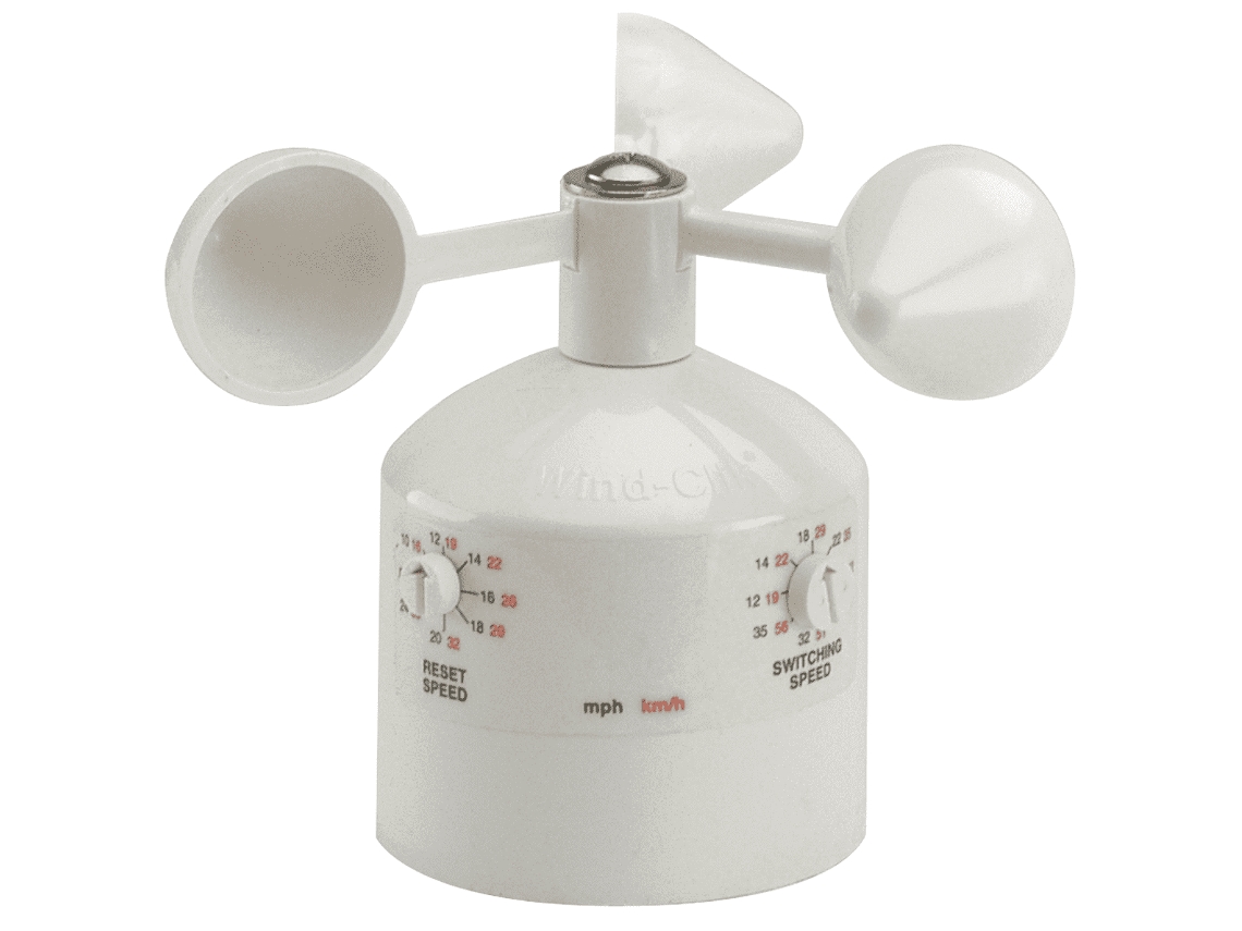 Sensor De Viento Wind Clik Hunter El Sensor Paraliza El Riego Con Viento.