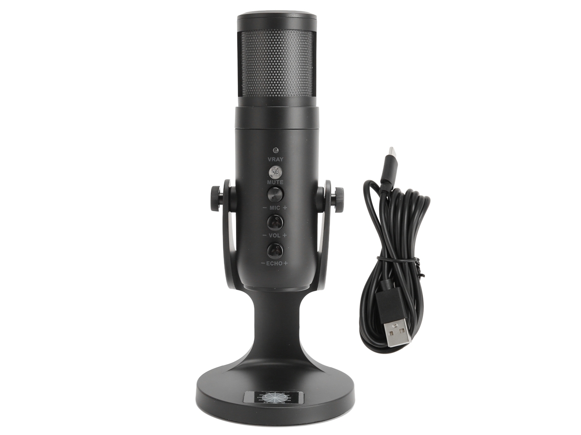 Micrófono De Condensador Usb Para Grabación En Directo, Juegos, Streaming, Skype, Conferencias Y Pc.