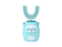 Cepillo de dientes eléctrico infantil en forma de U con función de blanqueamiento automático y masaje, 3 modos de limpieza, diseño adorable de GOKOCO.