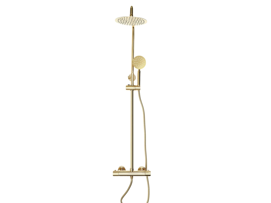 Sistema de ducha, altura ajustable, dos modos de rociado, OEM Gold