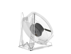 Ventilador Holográfico 3d De 11 Cm Con Proyector Led Y Altavoz Portátil Para Publicidad Y Decoración, De Sobremesa Transparente.