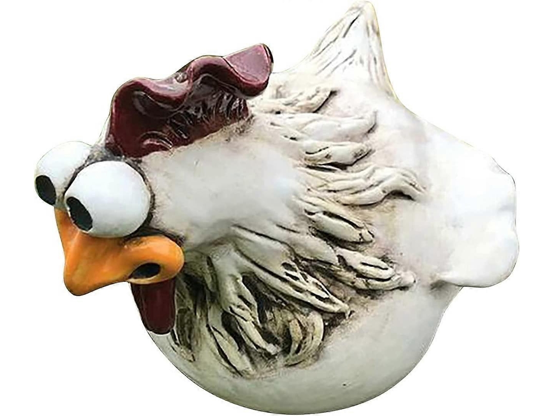 Rebe-estatua Decorativa De Gallina De Resina Para Jardín Escaleras Patio Huerto Jardinero Arte Escultura Exterior
