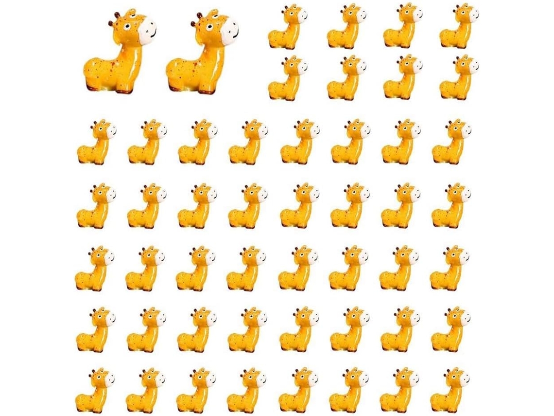 50 Figuras De Animales De La Selva En Miniatura De Resina.