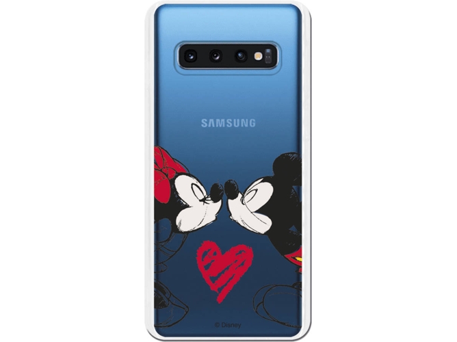 Carcasa Samsung Galaxy S10 DISNEY Mickey y Minnie Beso Multicolor