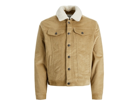 Abrigo JACK & JONES Hombre (S - Marrón)