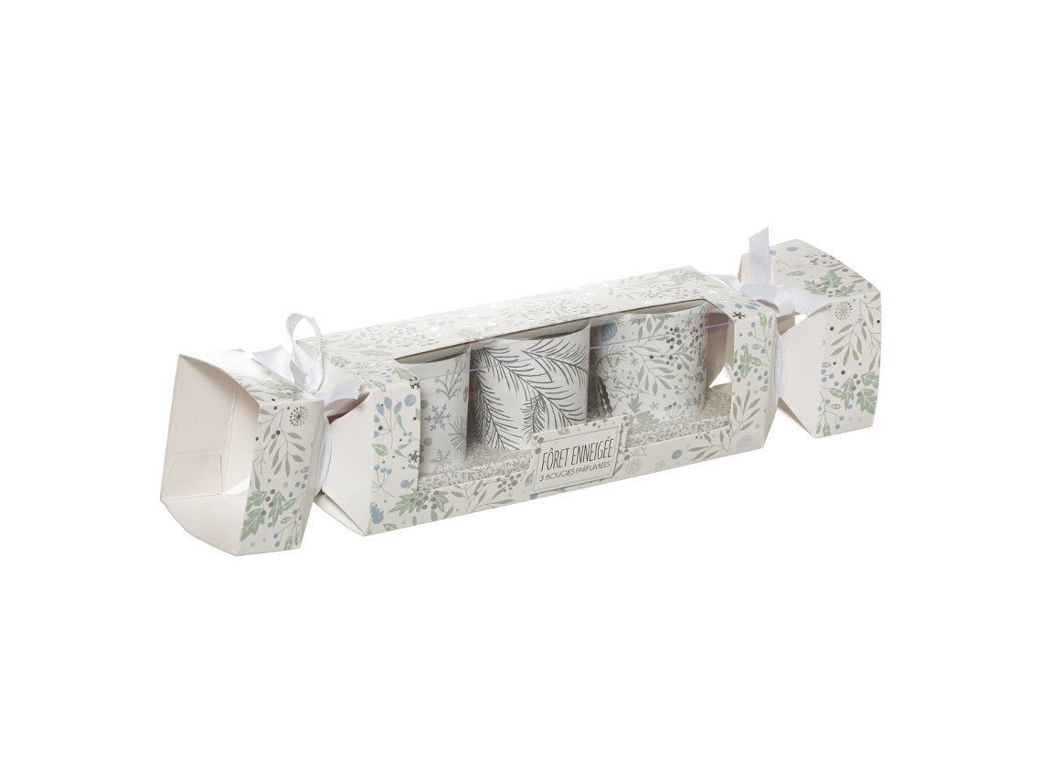 Vela perfumada impresa x 3 5 x H 6 45 g - FEERIC LIGHTS & CHRISTMAS