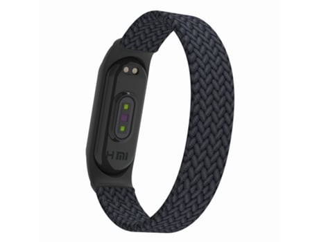 Correa de nailon elásticob talla S para Xiaomi Mi Band 5/4/3 - carbón